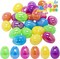 24 Pcs 2.3" Easter Eggs Iridescent Color for Filling Specific Treats Party